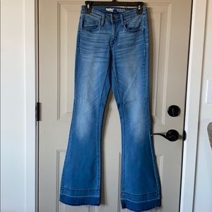 Target Mossimo Denim Flares - Size 25 - worn once!